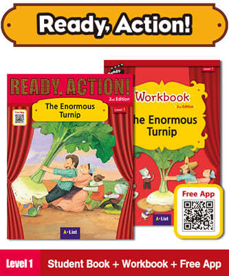 Ready Action Level 1: The Enormous Turnip (Student Book + Workbook)