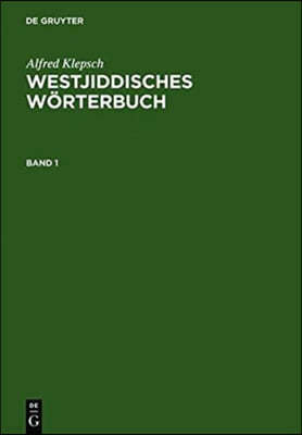 Westjiddisches Worterbuch
