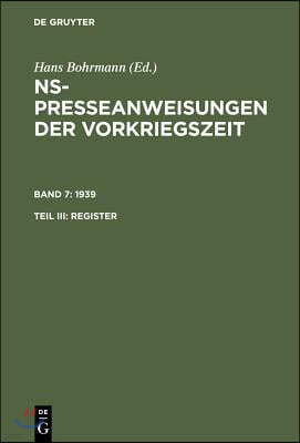1939. Register