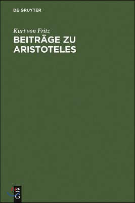 Beiträge Zu Aristoteles