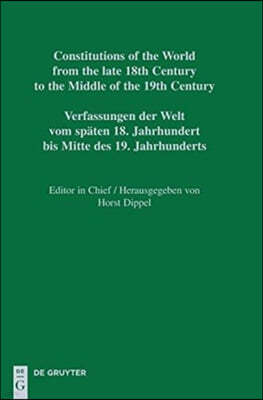 Constitutions of the World from the Late 18th Century to the Middle of the 19th Century, Part II, Modena and Reggio - Verona / Malta