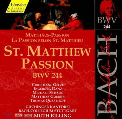 Helmuth Rilling :   (Bach : St.Matthew Passion BWV 244 ) 