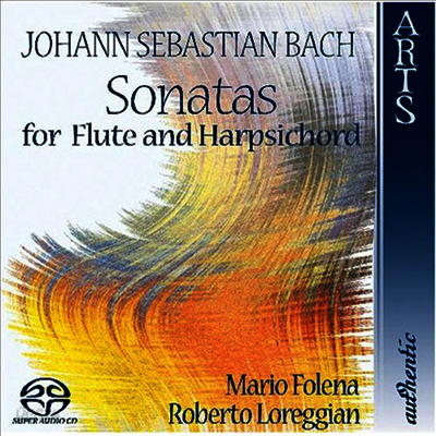 바흐 : 플루트 소나타 (Bach : Sonatas For Flute and Harpsichord) (SACD Hybrid) - Mario Folena
