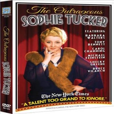 The Outrageous Sophie Tucker ( ƿ  Ŀ)(ڵ1)(ѱ۹ڸ)(DVD)
