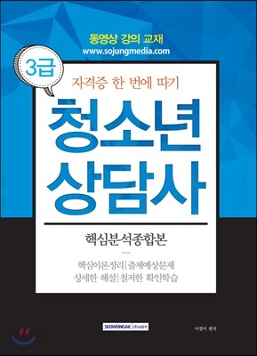 청소년상담사 3급 핵심분석종합본
