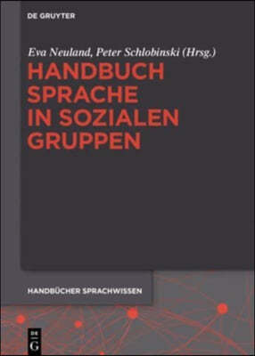 Handbuch Sprache in Sozialen Gruppen