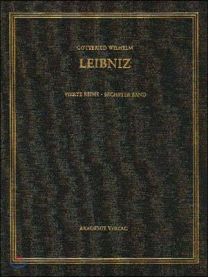 Gottfried Wilhelm Leibniz. Sämtliche Schriften und Briefe, BAND 6, Gottfried Wilhelm Leibniz. Sämtliche Schriften und Briefe (1695-1697)