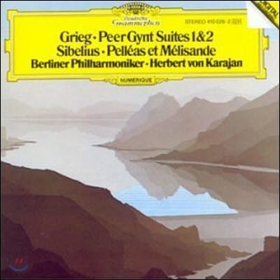 [߰] Herbert Von Karajan / Grieg : Peer Gynt, Suites 1 & 2 etc. (dg3970/4478722)