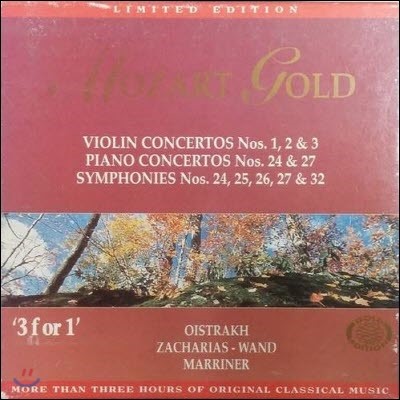 [߰] V.A. / Mozart Gold - Gold Edition 5 (3CD/ekcd0205)