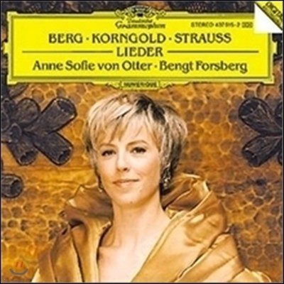 [߰] Anne Sofie Von Otter, Bengt Forsberg / Berg, Korngold, Strauss : Lieder (dg2188/4375152)