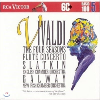 [߰] Leonard Slatkin, James Galway / Vivaldi : The Four Seasons, Concertos (bmgcd9805)
