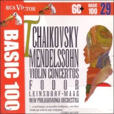 [߰] Eugene Fodor, Peter Maag, Erich Leinsdorf / Mendelssohn, Tchaikovsky : Violin Concertos (bmgcd9829)