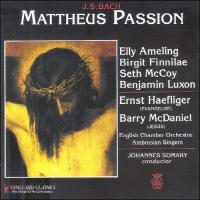 [߰] Johannes Somary / Bach : Matthew Passion - Highlights (oovc5034)