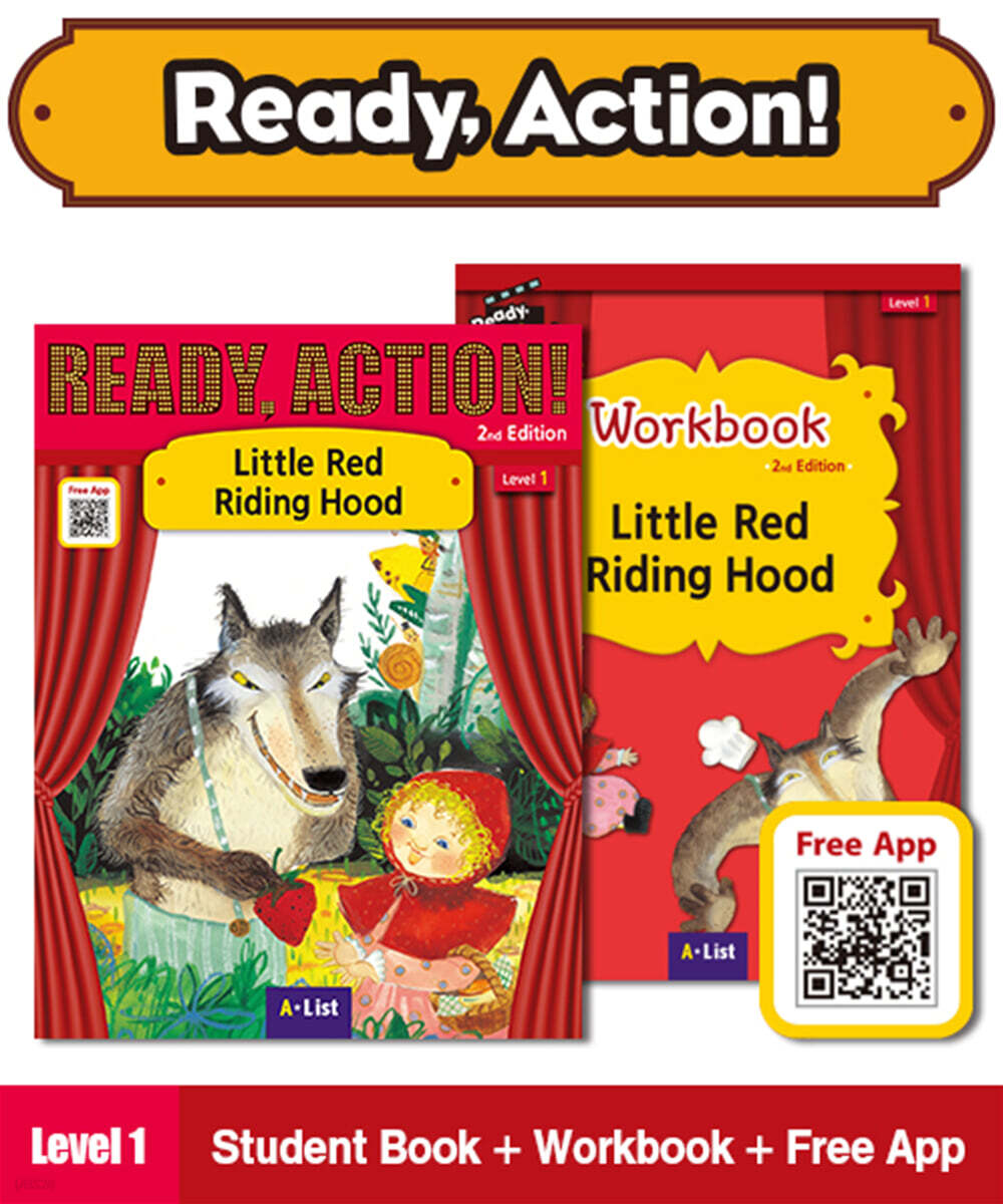 Ready Action Level 1: Little Red Riding Hood (SB+WB)