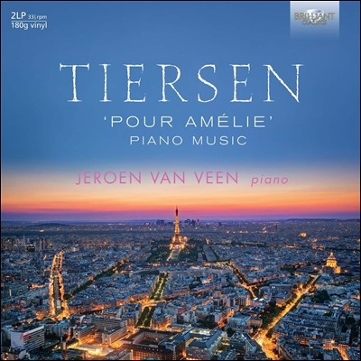 Jeroen van Veen — 얀 티에르상: 영화음악 피아노 작품집 (Yann Tiersen: Piano Music) 앨범 커버