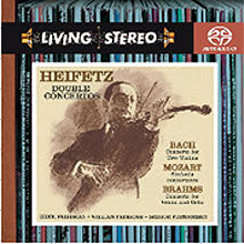 Jascha Heifetz  : 2 ̿ø ְ / Ʈ : Ͼ üź /  :  ְ (Bach : 2 Violin Concerto / Mozart : Sinfonia Concertante / Brahms : Double Concerto) SACD