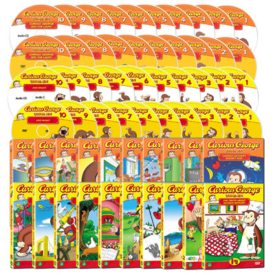  [Summer Sale 60% +  피터팬 10종 DVD증정]큐리어스 조지 Curious George 1+2집 40종세트