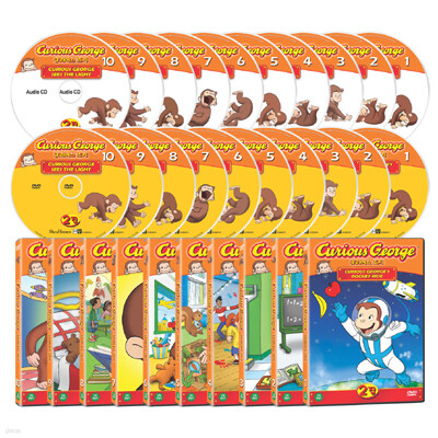  [Summer Sale 60% +  피터팬 10종 DVD증정]큐리어스 조지 Curious George 2집 20종세트