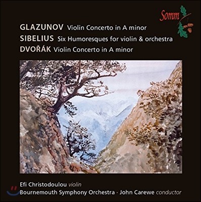 Efi Christodoulou ۶ֳ / 庸: ̿ø ְ (Glazunov / Dvorak: Violin Concertos)