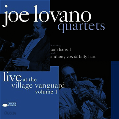 Joe Lovano - Quartets: Live At The Village Vanguard Vol. 1 (Remastered)(Limited Edition)(180g Audiophile Vinyl 2LP)(Back To Blue Series)(MP3 Voucher)