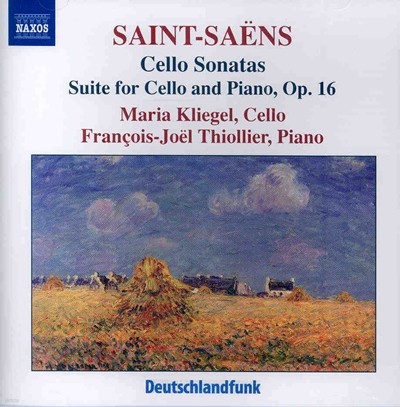 Maria Kliegel / Francois-Joel Thiollier 생상스: 첼로와 피아노를 위한 음악 (Camille Saint-Saens: Cello Sonata)