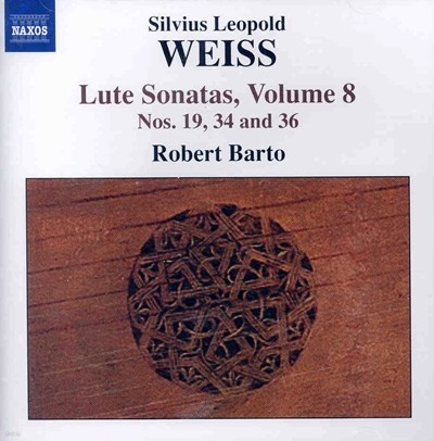 Robert Barto ̽: Ʈ ҳŸ 8 - 19 35 36 (Silvius Weiss: Sonatas for Lute Vol.8)