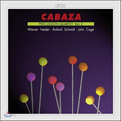 Cabaza Percussion Quartet 카바자 퍼커션 사중주 2집 - 존 케이지 / 롤랜드 슈미트 (Cabaza Percussion Quartet Vol.2 - John Cage / Roland Schmidt)