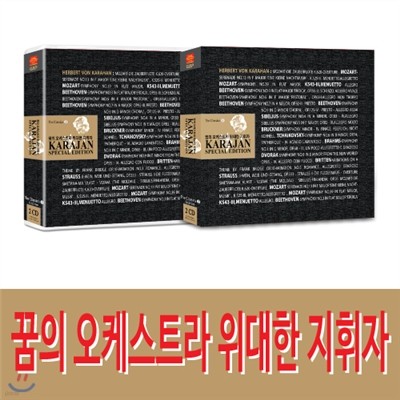 위대한 지휘자 헤르베르트 폰 카라얀 2CD 20곡