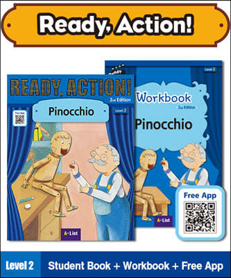 Ready Action Level 2 : Pinocchio (SB+WB+Audio CD+Multi-CD)
