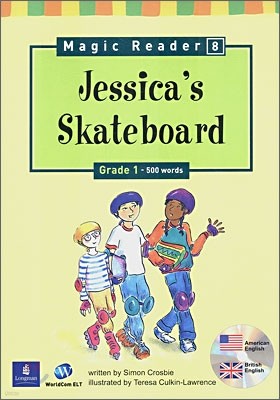 Magic Reader 8 Jessica's Skateboard