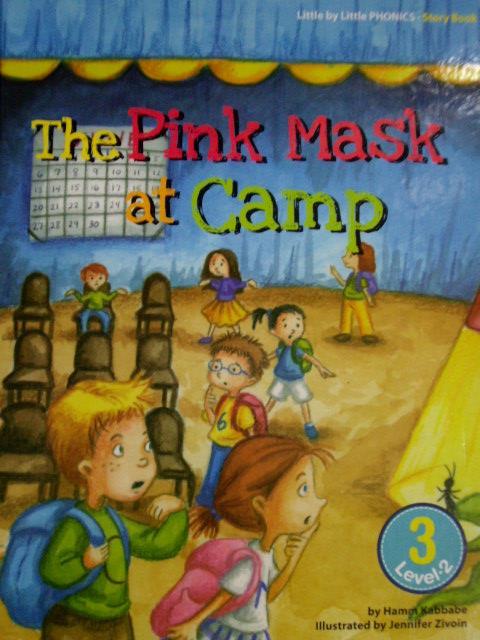 The Pink Mask at Camp 3 (Level 2) - Little by Little PHONICSㆍStory Book (Hardcover)