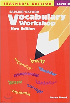 Vocabulary Workshop Level D : Teacher's Edition (New Edition)