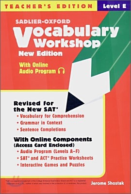 Vocabulary Workshop Level E : Teacher's Edition (New Edition)