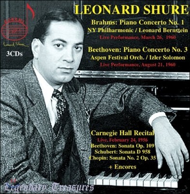 Leonard Shure : ǾƳ ְ 1 / 亥: ǾƳ ְ 3 (Brahms / Beethoven: Piano Concertos)