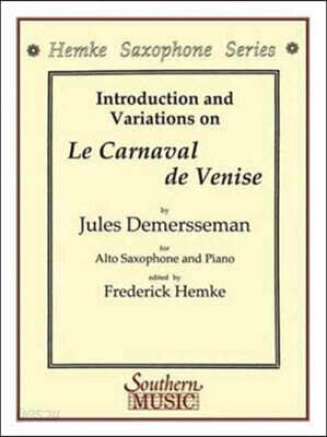 Le Carnaval de Venise (Carnival of Venice): Alto Sax