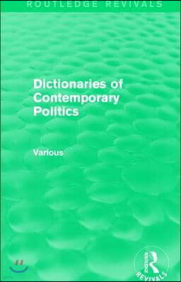 Dictionaries of Contemporary Politics