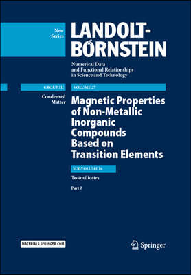Magnetic Properties of Non-Metallic Inorganic Compounds Based on Transition Elements: Tectosilicates, Part 