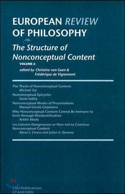 European Review of Philosophy Volume 6: The Structure of Nonconceptual Content