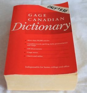 Gage Canadian Dictionary