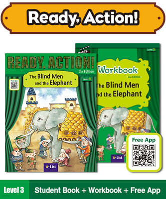Ready Action Level 3 : The Blind Men and the Elephant (SB+WB)