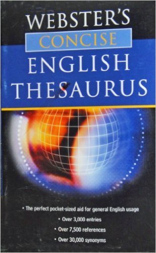 Webster's Concise English Thesaurus