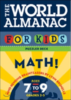 World Almanac for Kids Puzzler Deck: Math: Ages 7-9, Grades 2-3