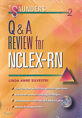 Saunders Q&A Review for NCLEX-RN with CD-ROM