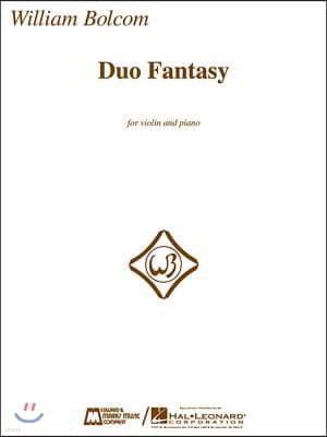 William Bolcom Duo Fantasy: For Violin and Piano