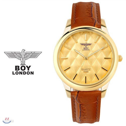[BOY LONDON] 보이런던 BLD5155M-GD 남성용 가죽 손목시계[한국본사정품]