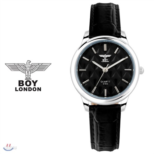 [BOY LONDON] 보이런던 BLD5155L-BK 여성용 가죽 손목시계[한국본사정품]
