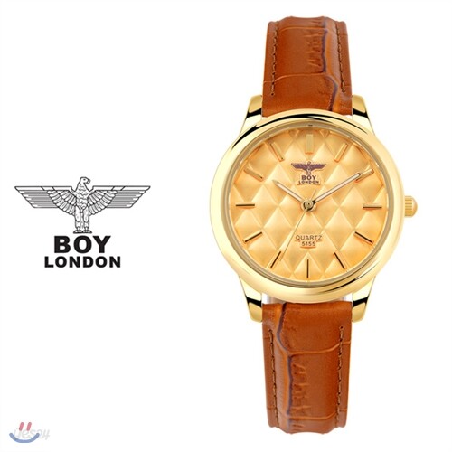 [BOY LONDON] 보이런던 BLD5155L-GD 여성용 가죽 손목시계[한국본사정품]