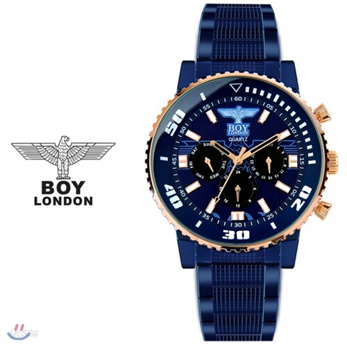 [BOY LONDON] 보이런던 BLD323-F 멀티 메탈 손목시계[한국본사정품]