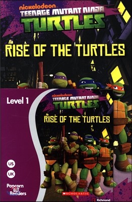 Popcorn ELT Readers Level 1 : Teenage Mutant Ninja Turtles: Rise of the Turtles  