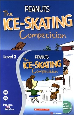 Popcorn ELT Readers Level 3  : Peanuts: The Ice-skating Competition 